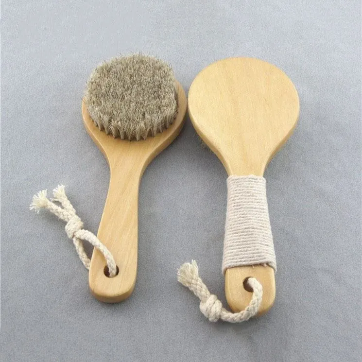 Wooden Body Brush Detail 5