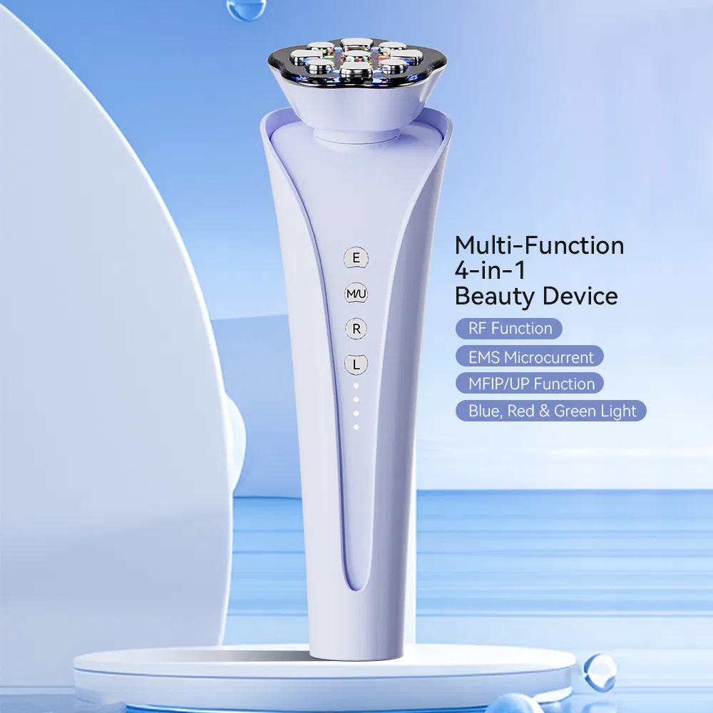 Home Use Beauty Equipment Multi-Function 4-in-1 Microcurrent Facial Skin Care Device