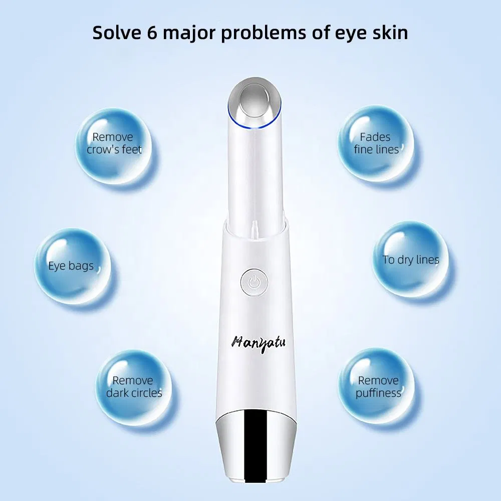 Portable Mini Vibrating Massager Pencil Wrinkles Removal Facial Eye Beauty Instrument Beauty Tool