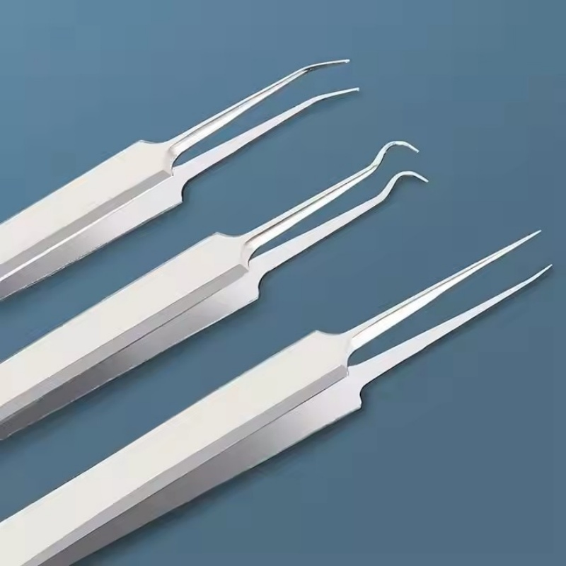 Stainless Steel Facial Beauty Tool Kit Blackhead Pimple Extractor Blackhead Removal Tools