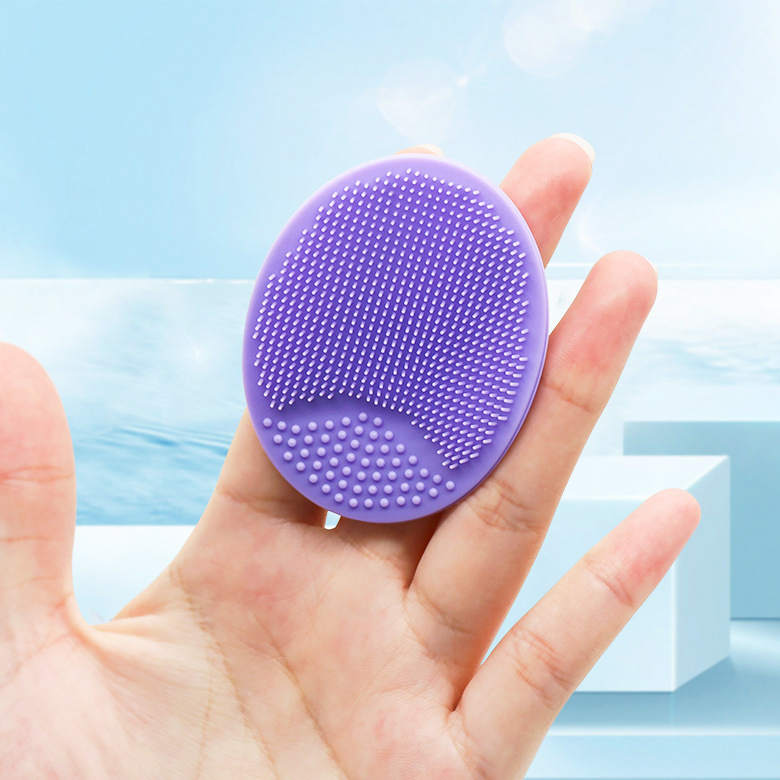 Gentle Silicone Facial Cleansing Brush for Sensitive Baby Skin