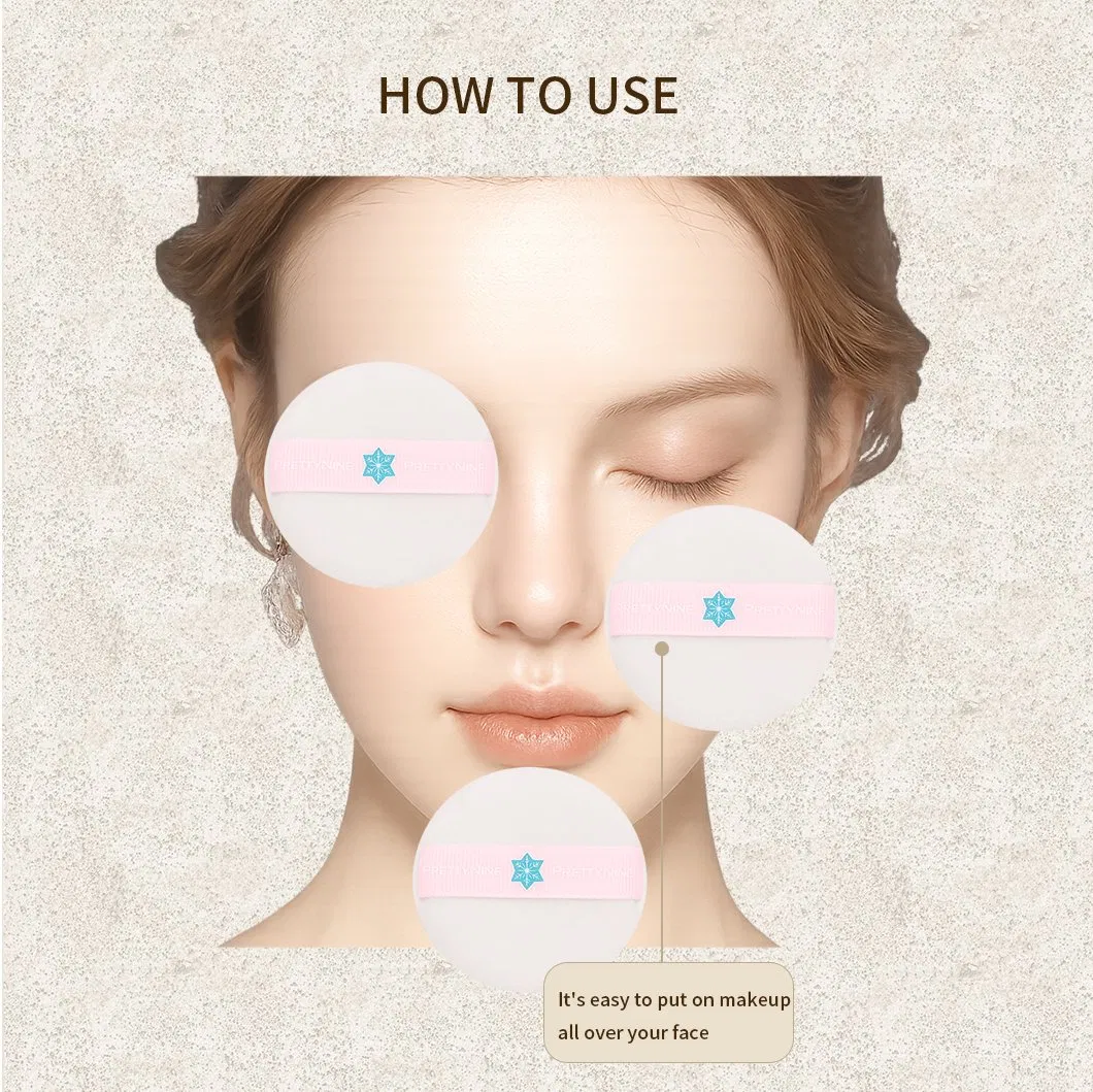 Daily Makeup Powder Puff for Setting Easy Application Fluffy Cotton Maquiagem