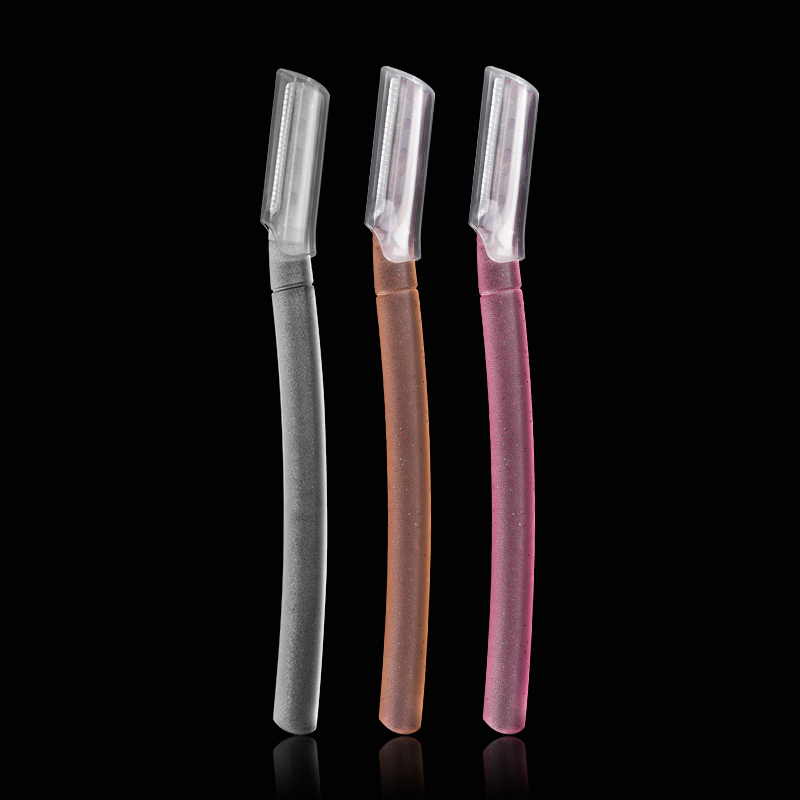 Premium Stainless Steel Eyebrow Trimmer for Precision Grooming