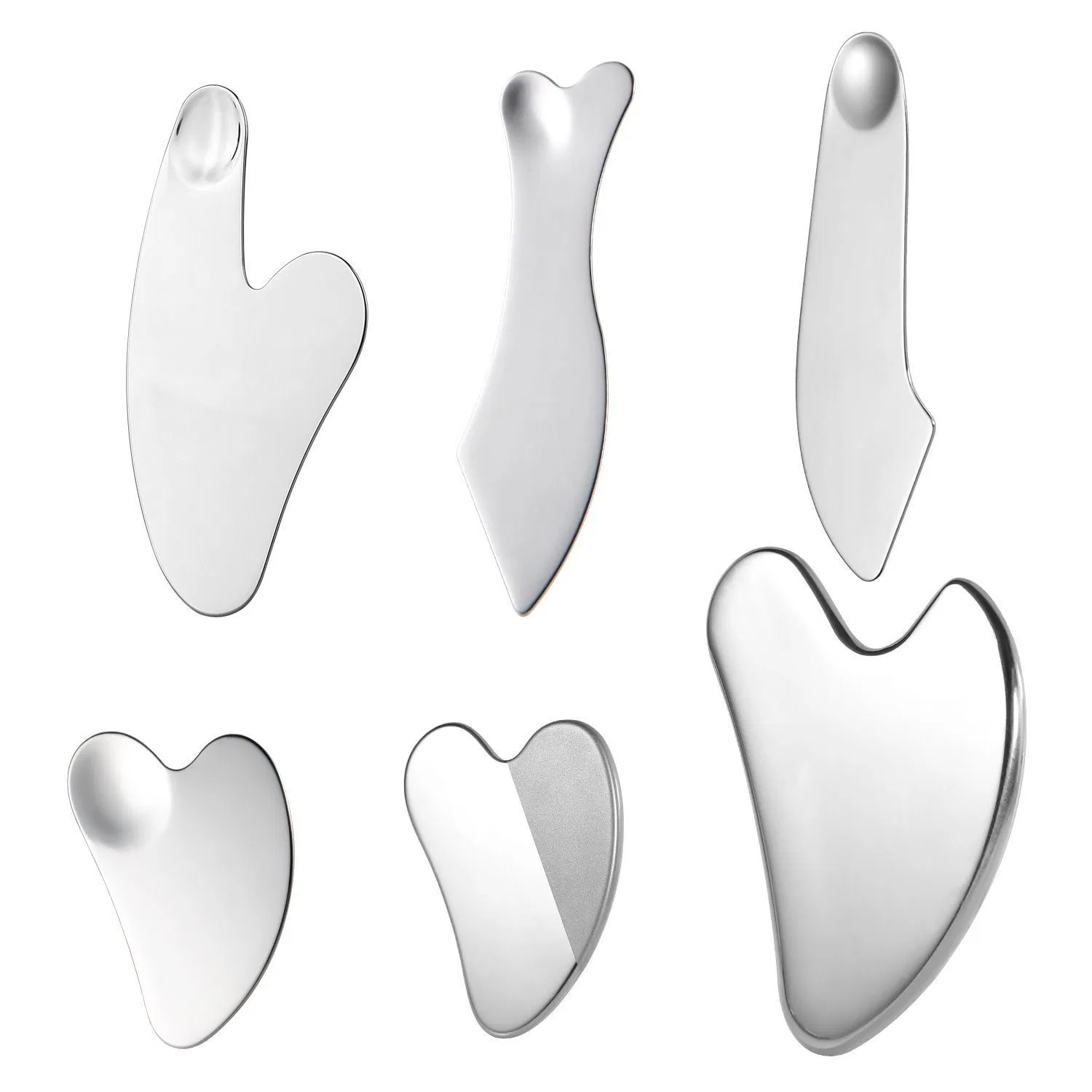 Metal Makeup Spatula Leather Pouch Cosmetic Application Makeup Tool