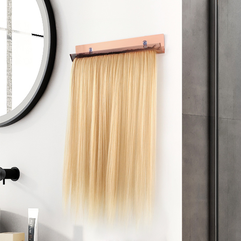 Rose Gold Hair Extension Holder and Hanger – Professional Hair Styling Tool