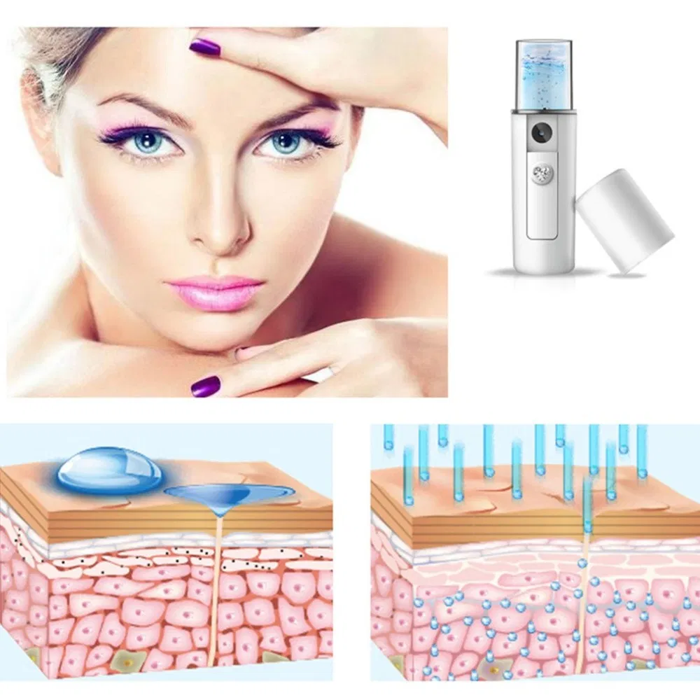 Facial Water Treatment Portable Facial Handheld Nano Spray Mini and Ion Steamer