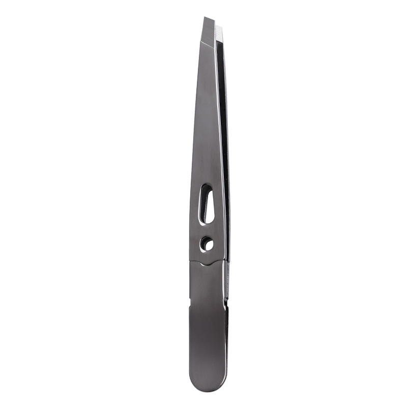 Electroplated Stainless Steel Tweezer - Professional Eyebrow Grooming Tool