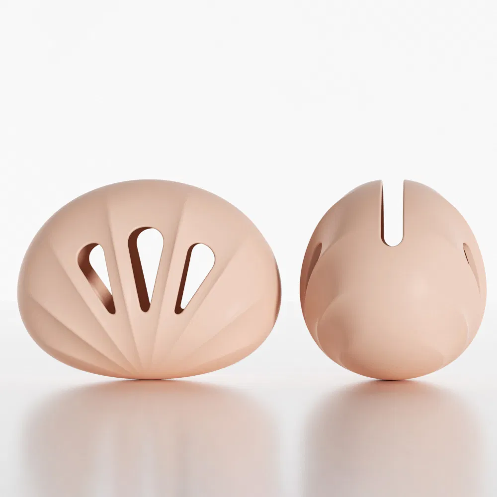 Silicone Beauty Egg Holder, Dual-Use Makeup Tool, Portable, Breathable, Dust-Proof Puff Storage Box