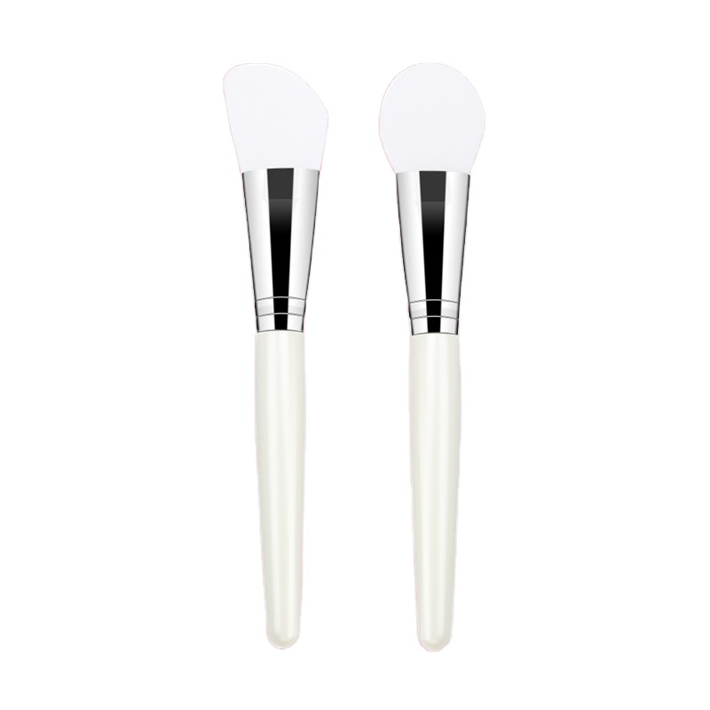 2PCS New Facial Beauty Tools Application Cosmetic Makeup Brush Face Silicone Mask Brush
