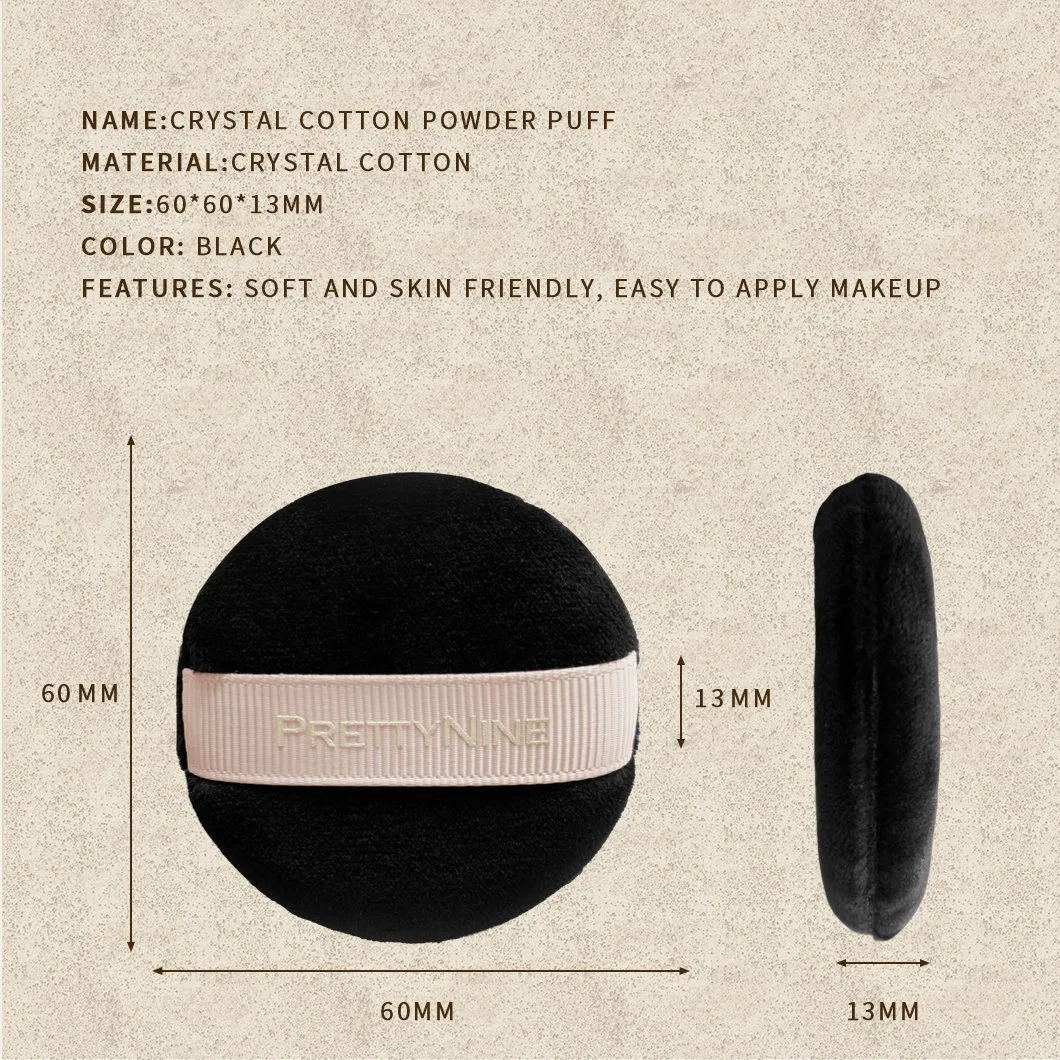 Daily Makeup Puff for Powder Fixing Easy Application Super Soft Cotton Maquiagem