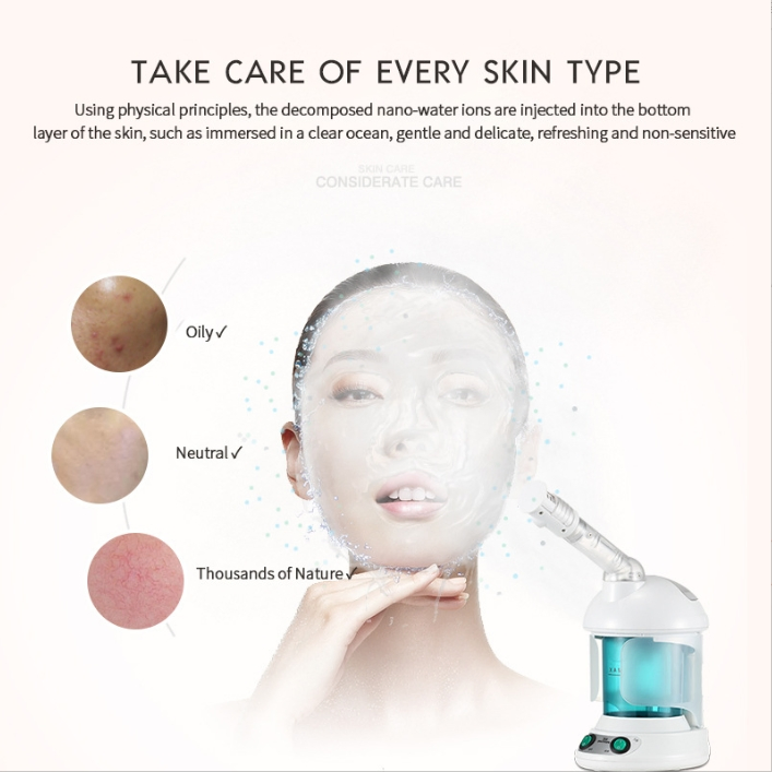 2-in-1hair Steamer, Steam Cap, Hair Oil Treatment Machine, Facial Steamer, Hydration Device, Hot &amp; Cold Spray Machine, Beauty Salon Cold/Hot Spray Equipment