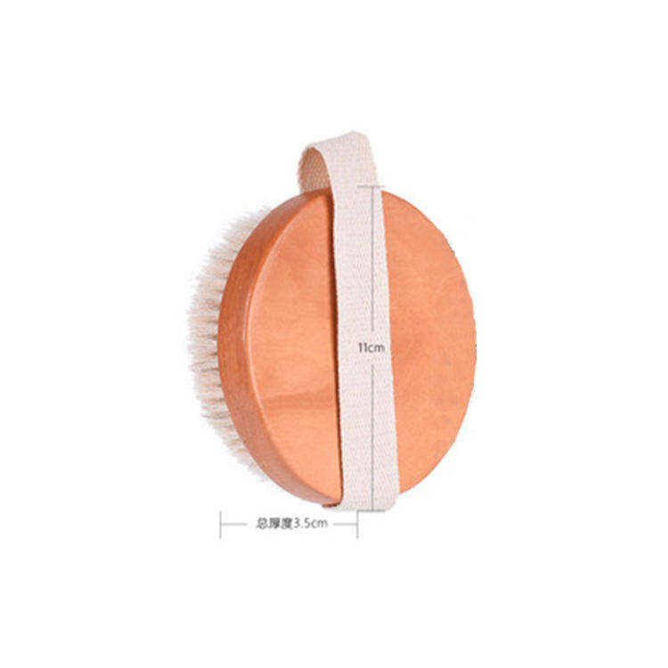 Bathroom Soft and Hard Bristles for Body Exfoliation Long-Handled Shower Cleaning Brush