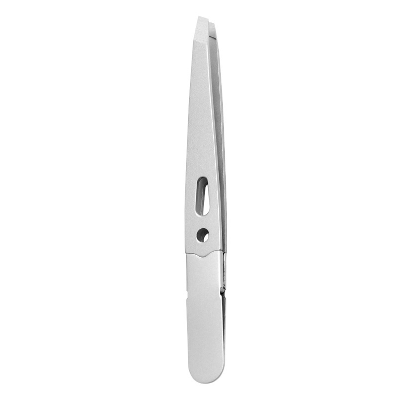 Electroplated Stainless Steel Tweezer - Professional Eyebrow Grooming Tool