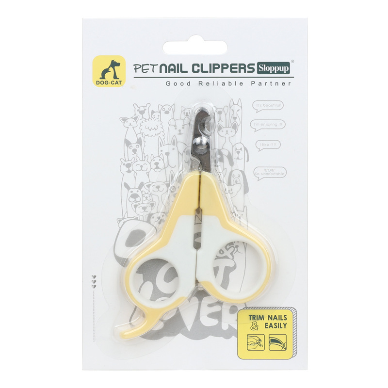 Safety Pet Nail Trimmer Kit Professional Stainless Steel Cat &amp; Dog Nail Clippers Scissors, Small Pet Claw Grooming Tool Pet Supplies