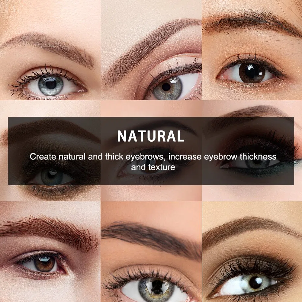 Custom Logo Lady Eyebrow Gel Eye Brow Wax Waterproof Eye Brow Soap Round Brow Freeze Styling Wax