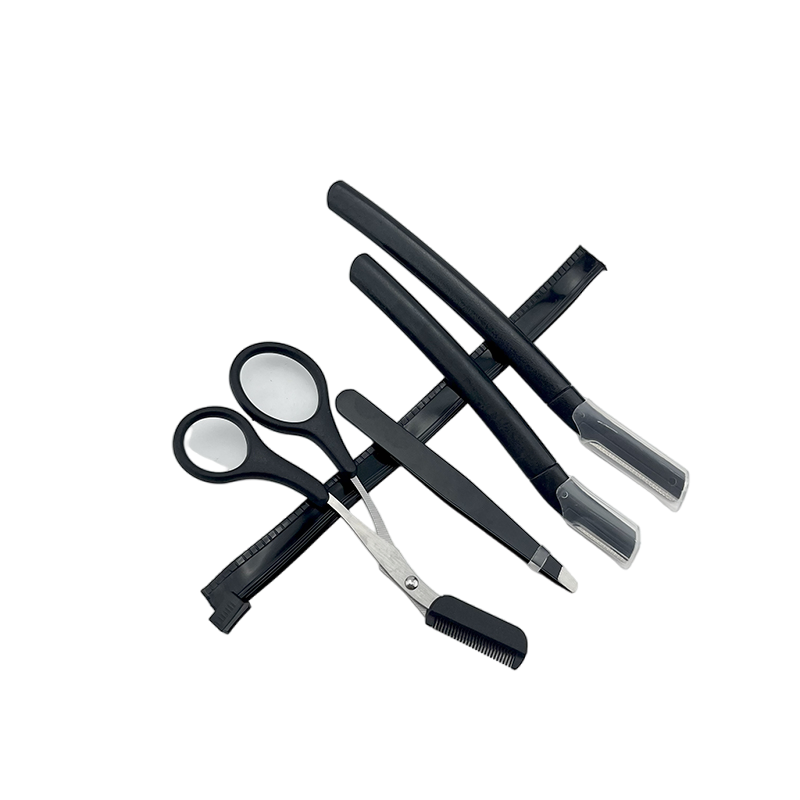 4 PCS Eyebrow Grooming Set Pointed Tip Stainless Steel Eyebrow Tweezer