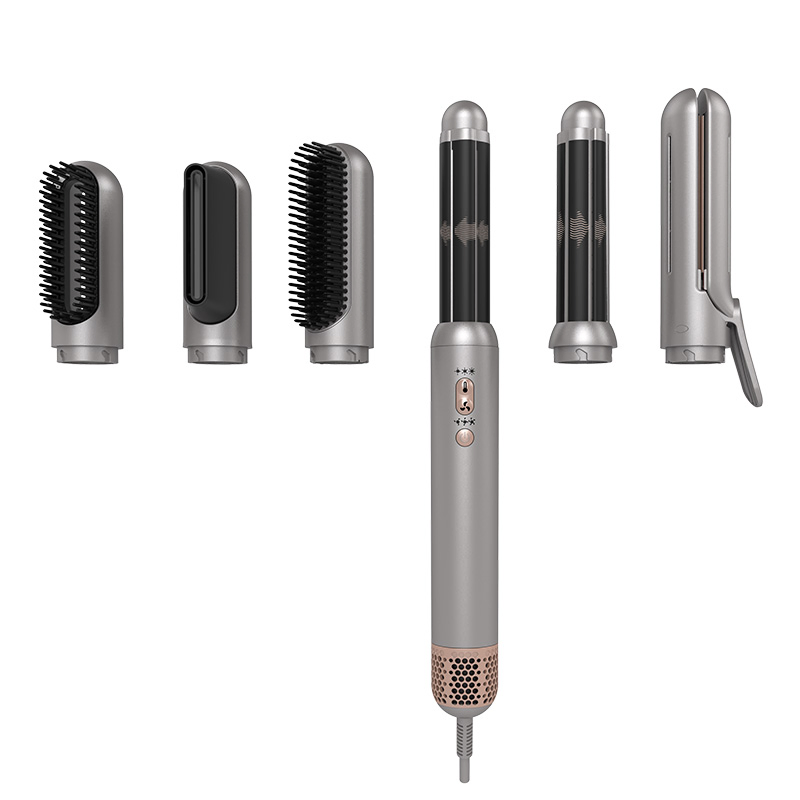 Professional Salon Quality BLDC Interchangeable Hair Styling Tool Kit 6 in 1 China Manufacturer