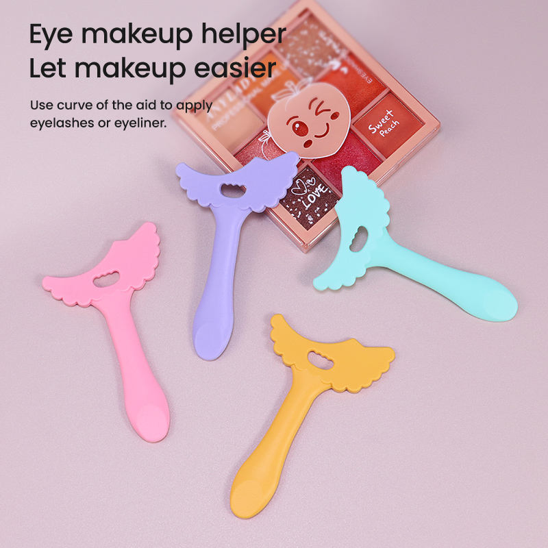 Custom Mini Silicone Eye Makeup Applicators Mascara Application Shields Eyeliner Aid Tools with Big&Small Curves Fit for Different Part of The Eyes