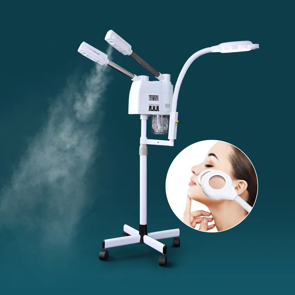 Wholesale Salon Hot &amp; Cold Facial Steamer with Cold Light Magnifying Lamp