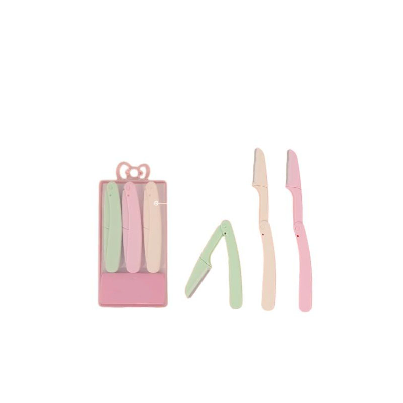 Multi Purpose Eyebrow Grooming Tool Kit in Zipper Case Makeup Tool