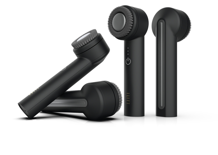 2 in 1 Ultrasonic Cleansing Cleansing Facial Exfoliation Microcurrent Exfoliator Brush