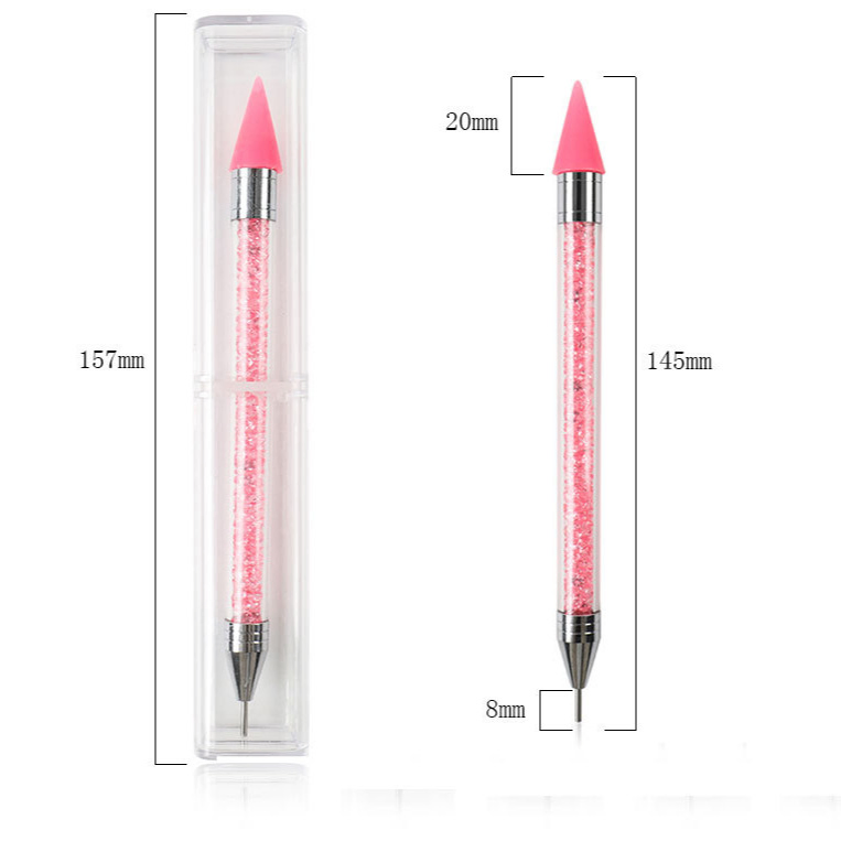 Double Heads Wax Pen Dotting Pen Nail Salon Art Tool Replaceable