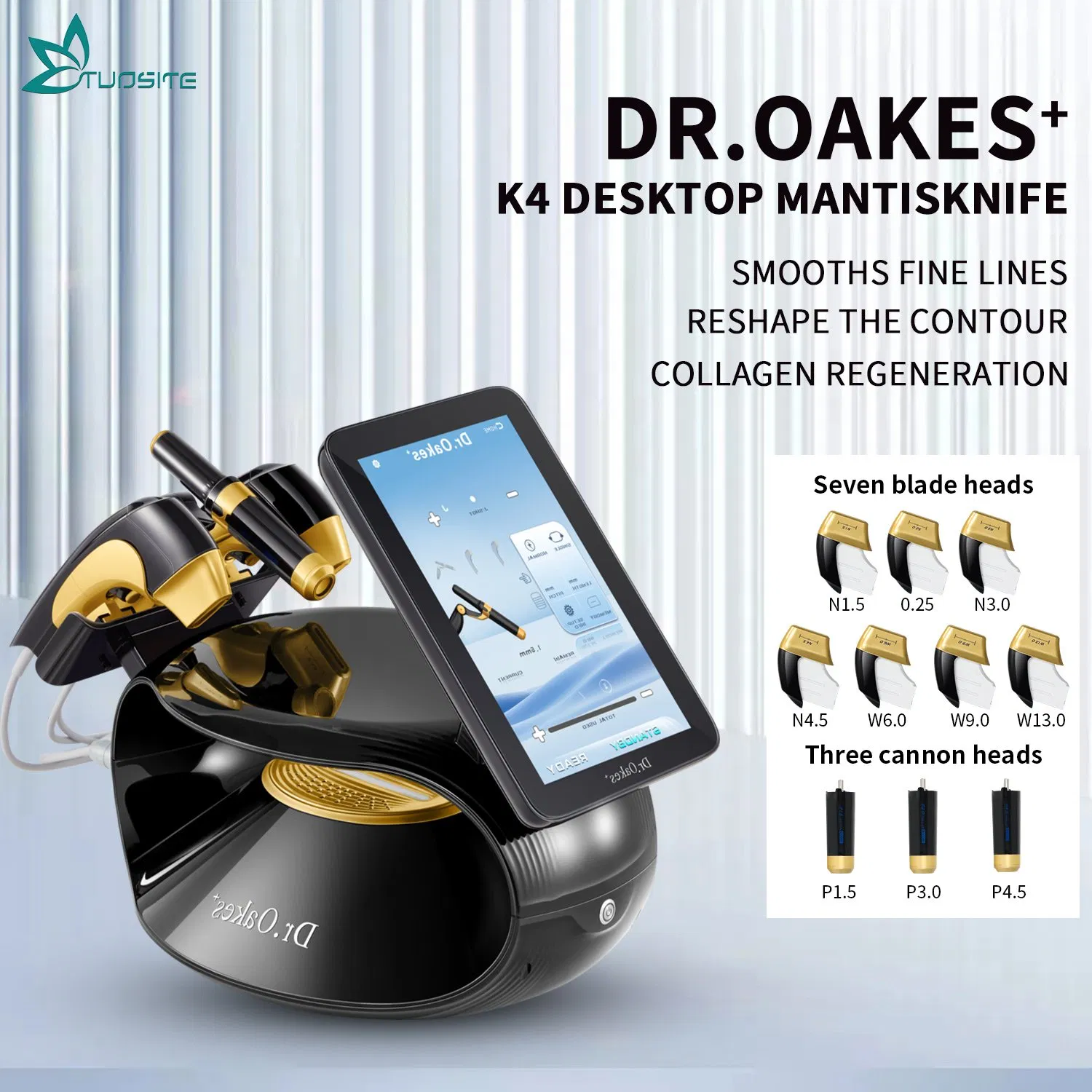 2025new Model K4 Desktop Tt Mantis Knife Electric Anti-Aging Firming Lifting Double Reverse Beauty Device for Face Body for