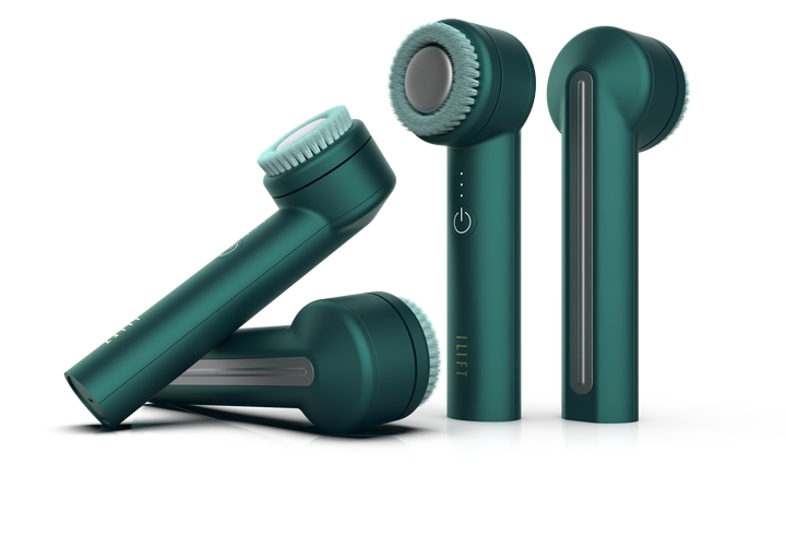 2 in 1 Ultrasonic Cleansing Cleansing Facial Exfoliation Microcurrent Exfoliator Brush