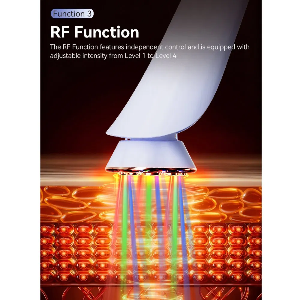 Home Use Beauty Equipment Multi-Function 4-in-1 Microcurrent Facial Skin Care Device