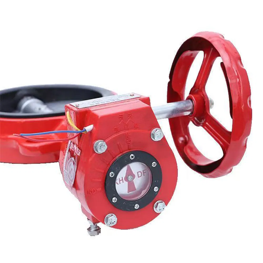 Portable Sealed Manual Control Hydraulic Fire-Resistant Disc Butterfly Valve for Fire Hydrant Applications