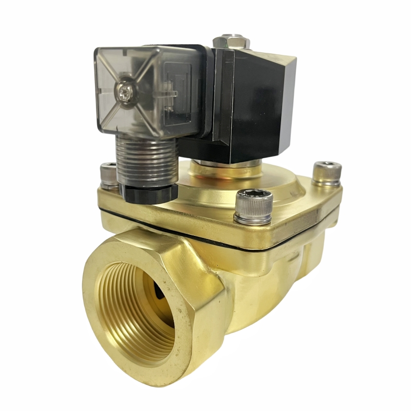 Brass 35mm 5/4 1-1/4 Normal Closed 10bar 0-Differential Pressure Direct Acting DIN 2/2way Outdoor Industrial DC24V Solenoid Water Valve