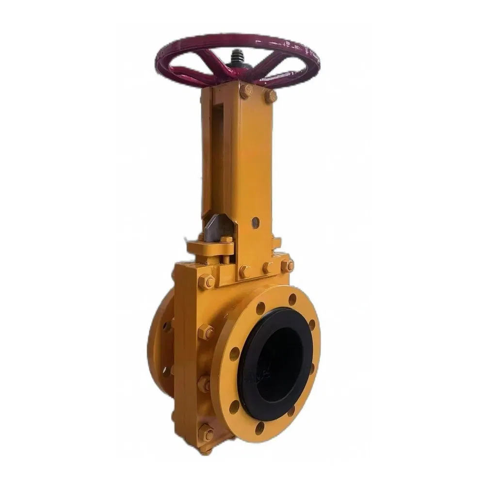 Bidirectional Tight Shutoff Sealed Slurry Knife Gate Valve for Abrasive Media