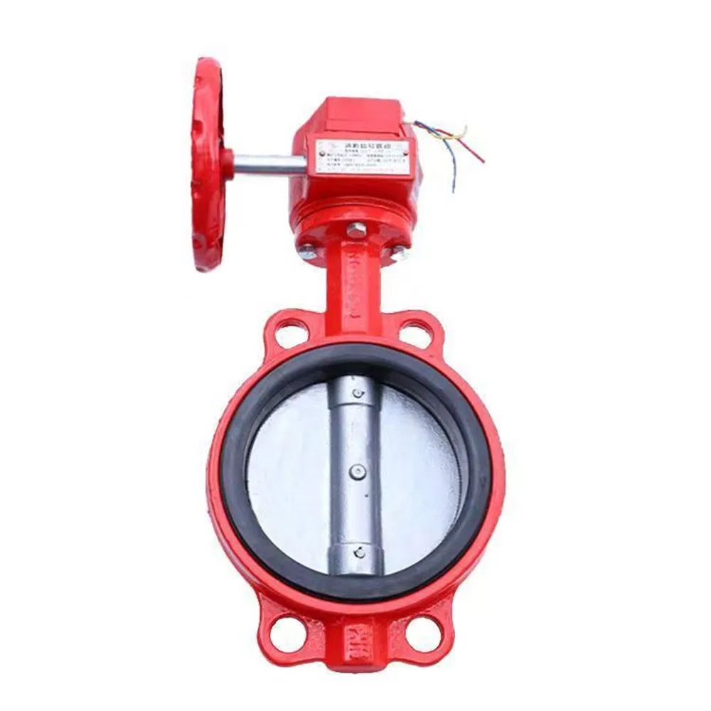Portable Sealed Manual Control Hydraulic Fire-Resistant Disc Butterfly Valve for Fire Hydrant Applications