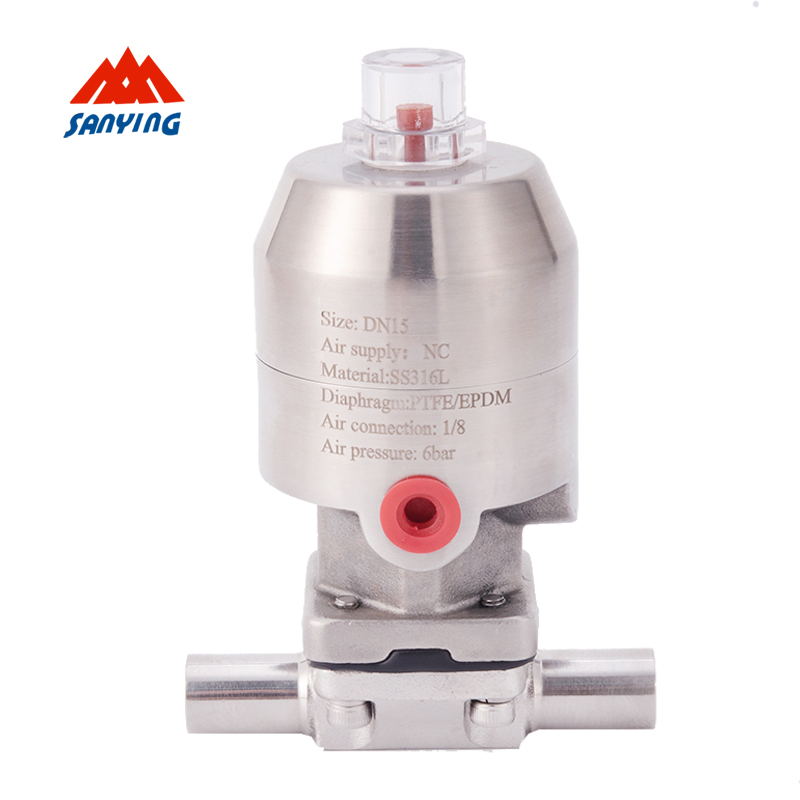 Hygienic Design Pneumatic Actuator Diaphragm Valve for Bio-Pharmaceutical