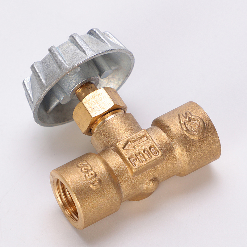Stove Burner Valve Brass Needle Valves 1/4‘ ’ for Gas Copper Pipe