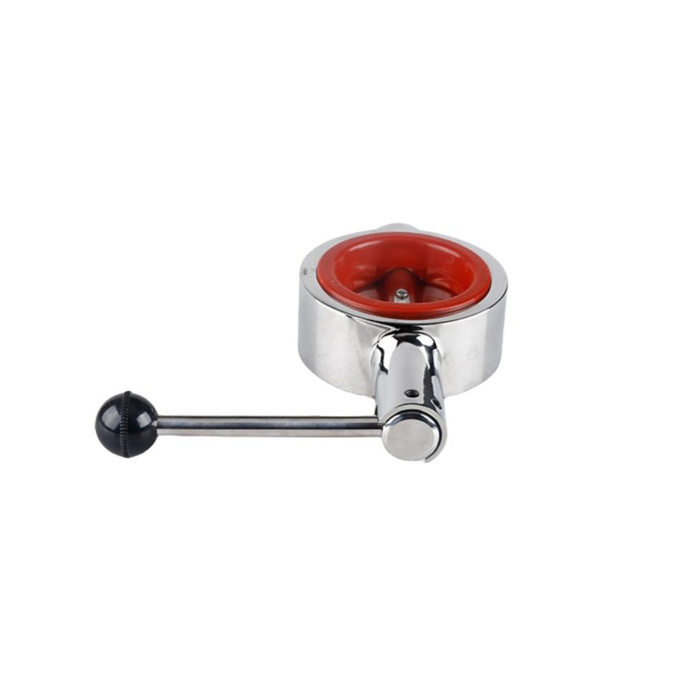 Sanitary Wafer Butterfly Valve in SS304 with PTFE Sealing Material