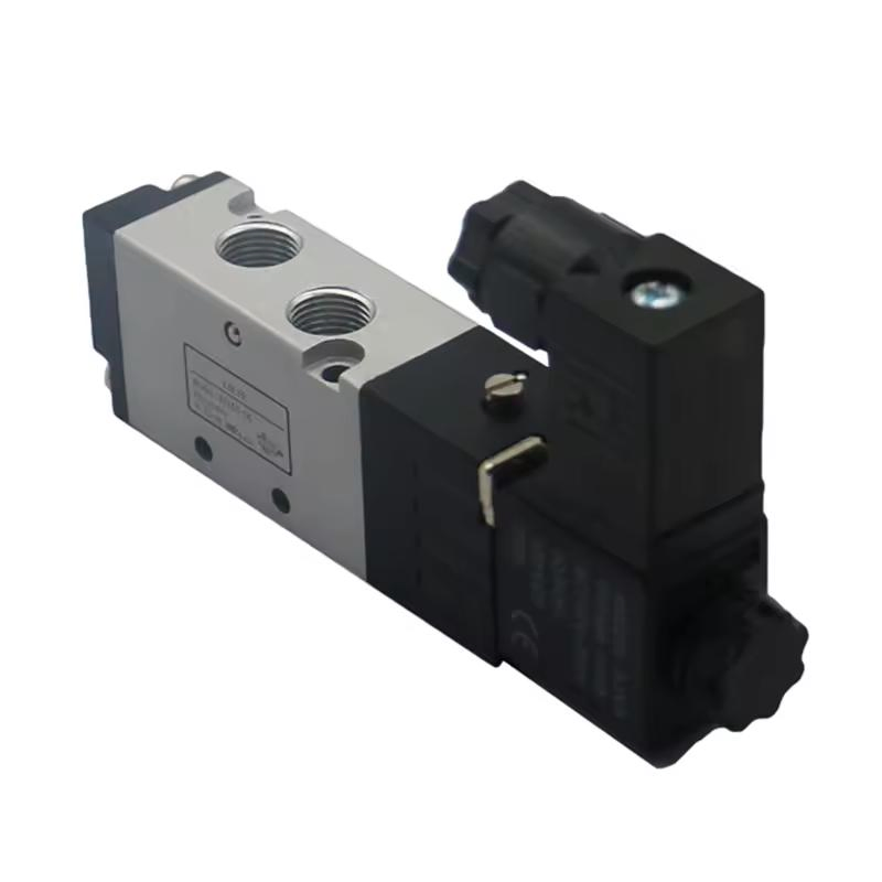 4V110-06 5/2 Way 1/8'' Pneumatic Air Control Solenoid Valve Single Coil Hydraulic Solenoid Valve