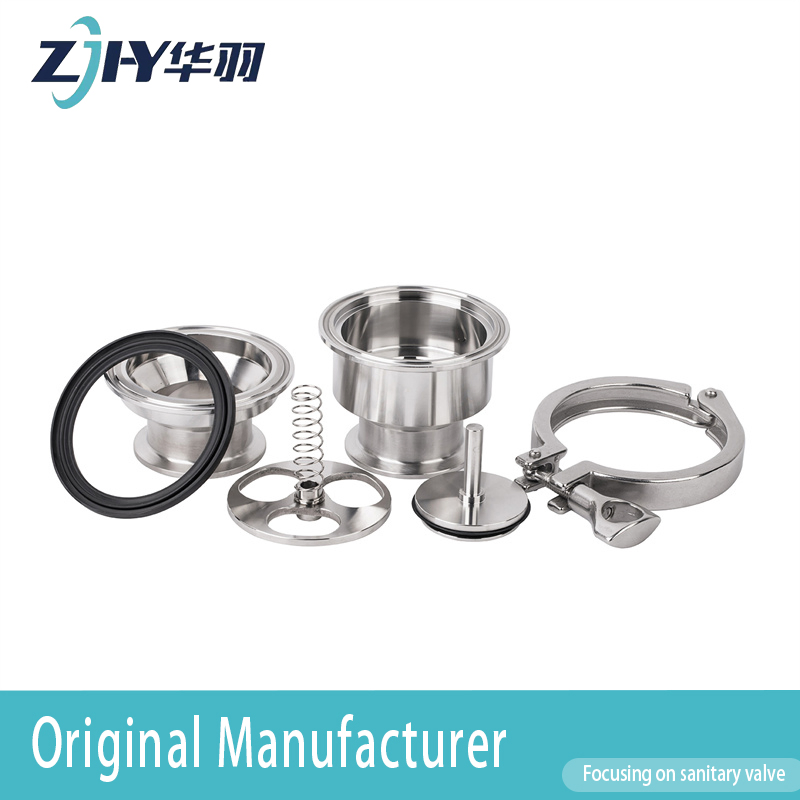 Sanitary Huayu Stainless Steel Quick-Install Check Valve for Water Industrial Usage
