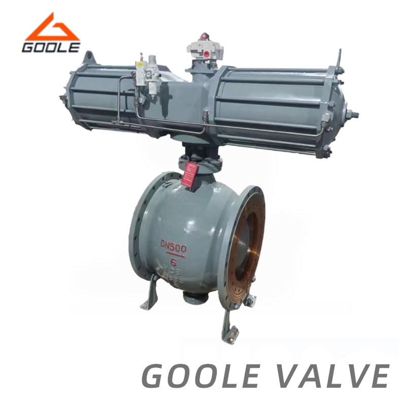 Pneumatic Actuated Forged Steel Flanged Segment Type V Port Ball Valve