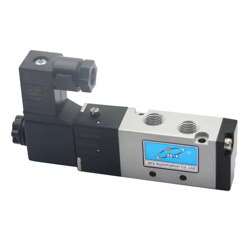 4V110-06 5/2 Way 1/8'' Pneumatic Air Control Solenoid Valve Single Coil Hydraulic Solenoid Valve