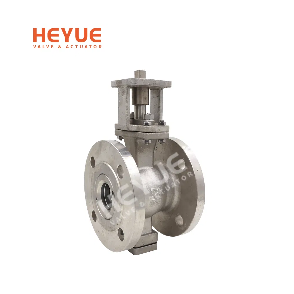 Industrial Wafer Type Segment Ball Valve with CF8m Construction