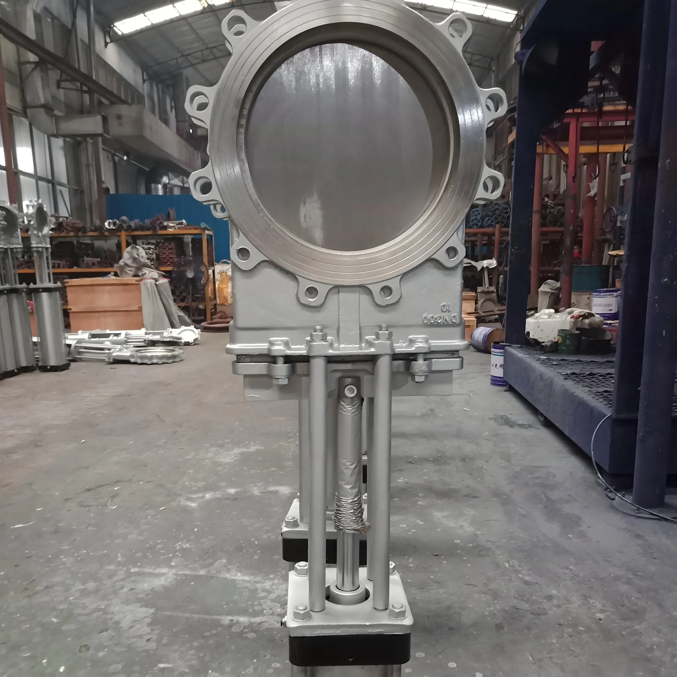 CE ANSI Pn25 DN200 DN80 DN500 Stainless Steel CF8 Ss Flange Manual Pneumatic Electric Hydraulic Actuator Knife Gate Valve