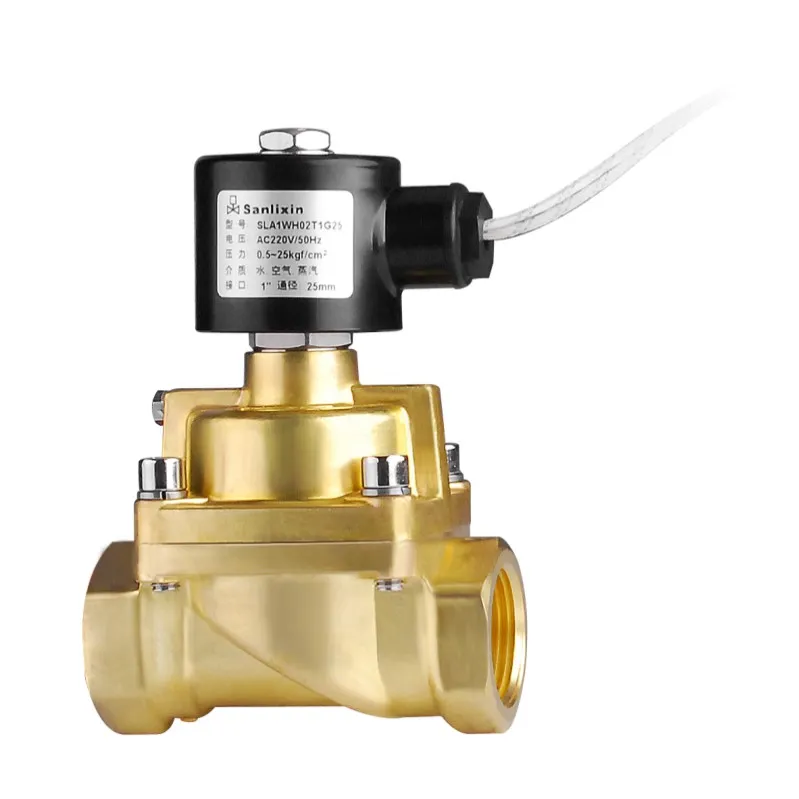 Stainless Steel Normally Open Diaphragm Valve - Front View