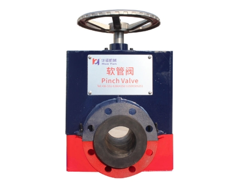 Heavy Duty Pneumatic Actuated Abrasion Resistant Pinch Valve with Rubber Sleeve