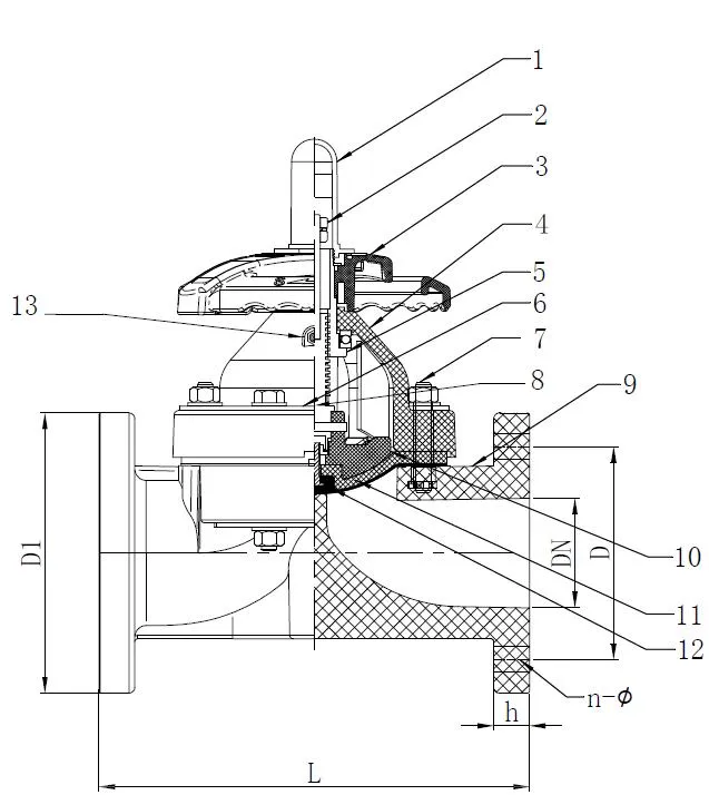 Valve Technical Drawing