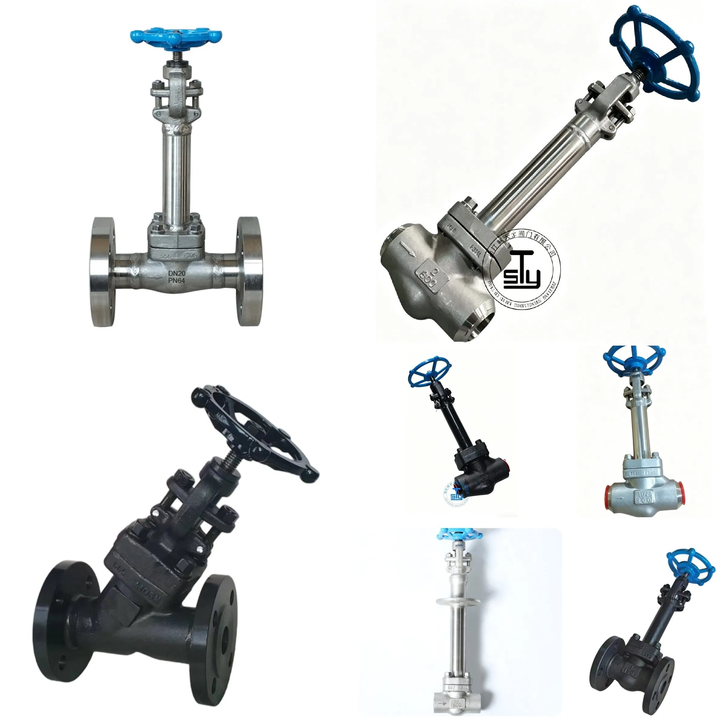 Stainless Steel Ductile Iron Pressure Reducing Cryogenic Valve for LNG &amp; Ln2, Liquid Nitrogen -196℃ Industrial/Gate/Check/Float/Ball/Globe Valves