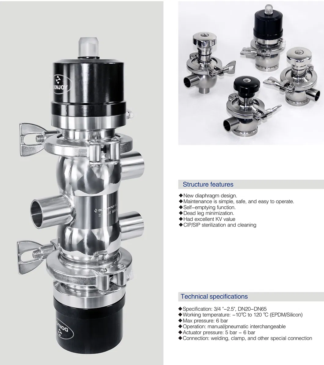 Pneumatic Radial Diaphragm Valve Detail 3