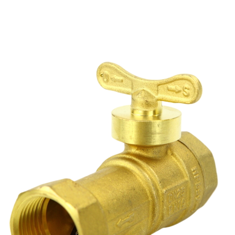 Premium Quality China Brass Cryogenic Globe Filtter Ball Valve with Brass Handle for Gas, Water, Valvula1/2" to 2"