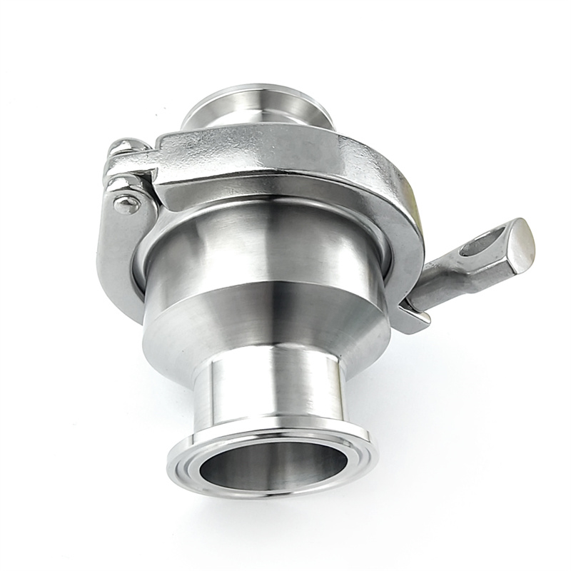 Sanitary Huayu Stainless Steel Quick-Install Check Valve for Water Industrial Usage