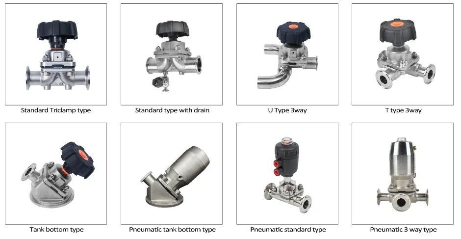 Stainless Steel Flush Tank Diaphragm Valve
